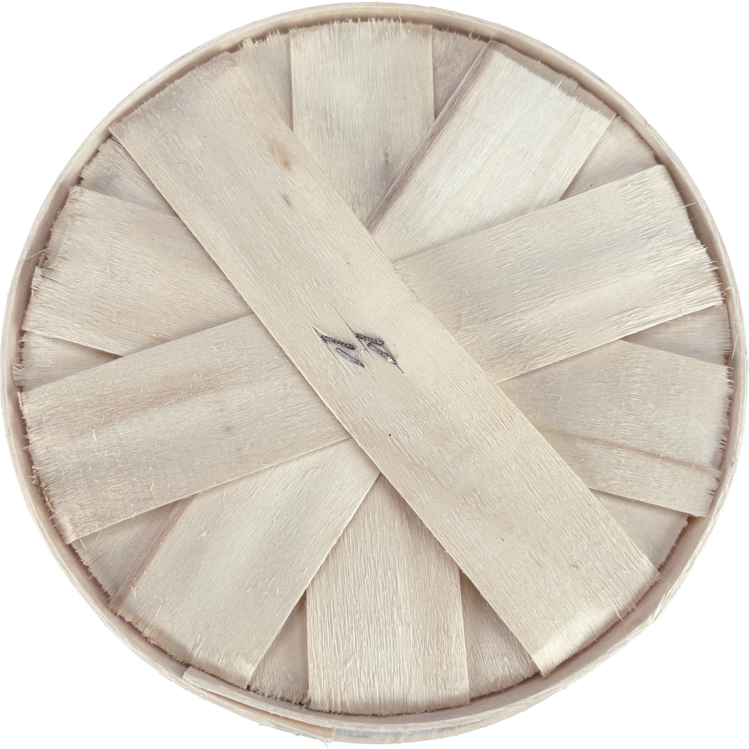 Mand, hout, Ø21cm, 9.5cm, rond, naturel