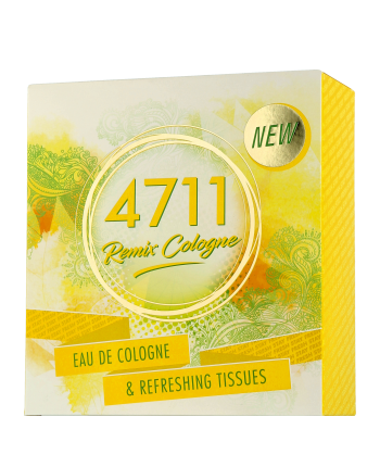 4711 Remix Cologne Set mit EdC Spray & Erfrischungstüchern 100ml-10Stück
