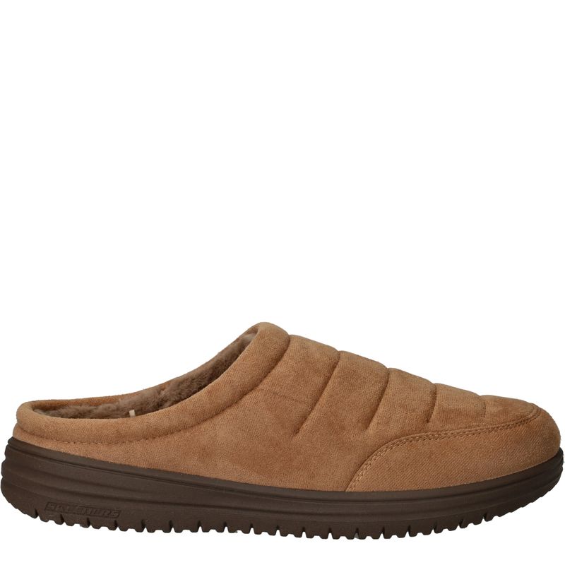 Skechers Relaxed Fit Murette Garvanza Pantoffels Bruin Heren