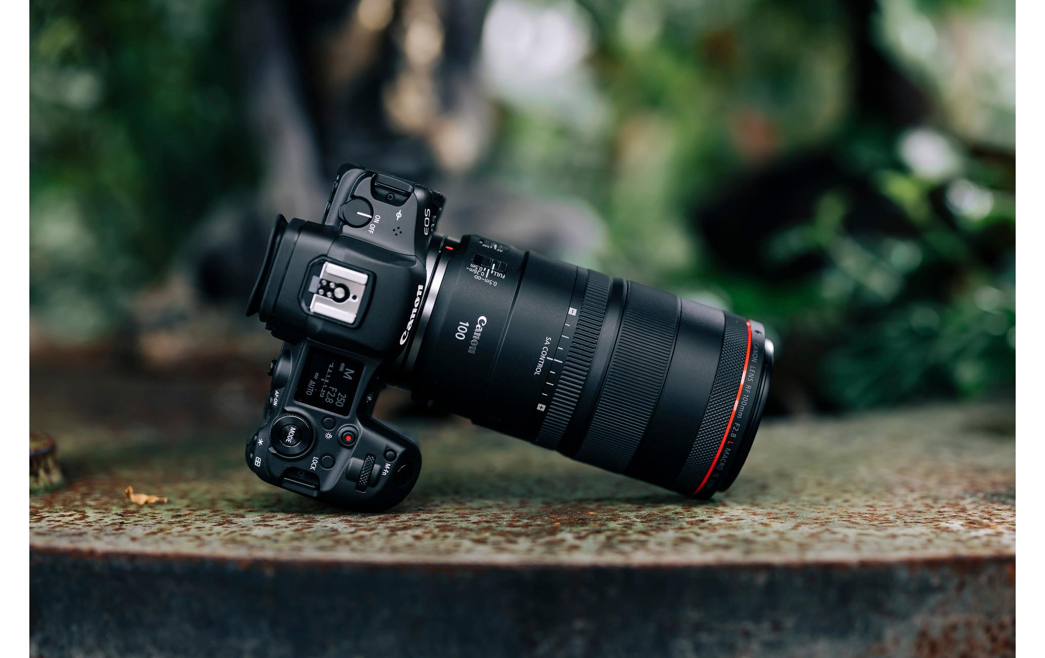 Festbrennweite RF 100mm F/2.8 L Macro IS USM – Canon RF<br>Makroobjektiv mit einer unglaublichen 1.4-fachen Vergrösserung