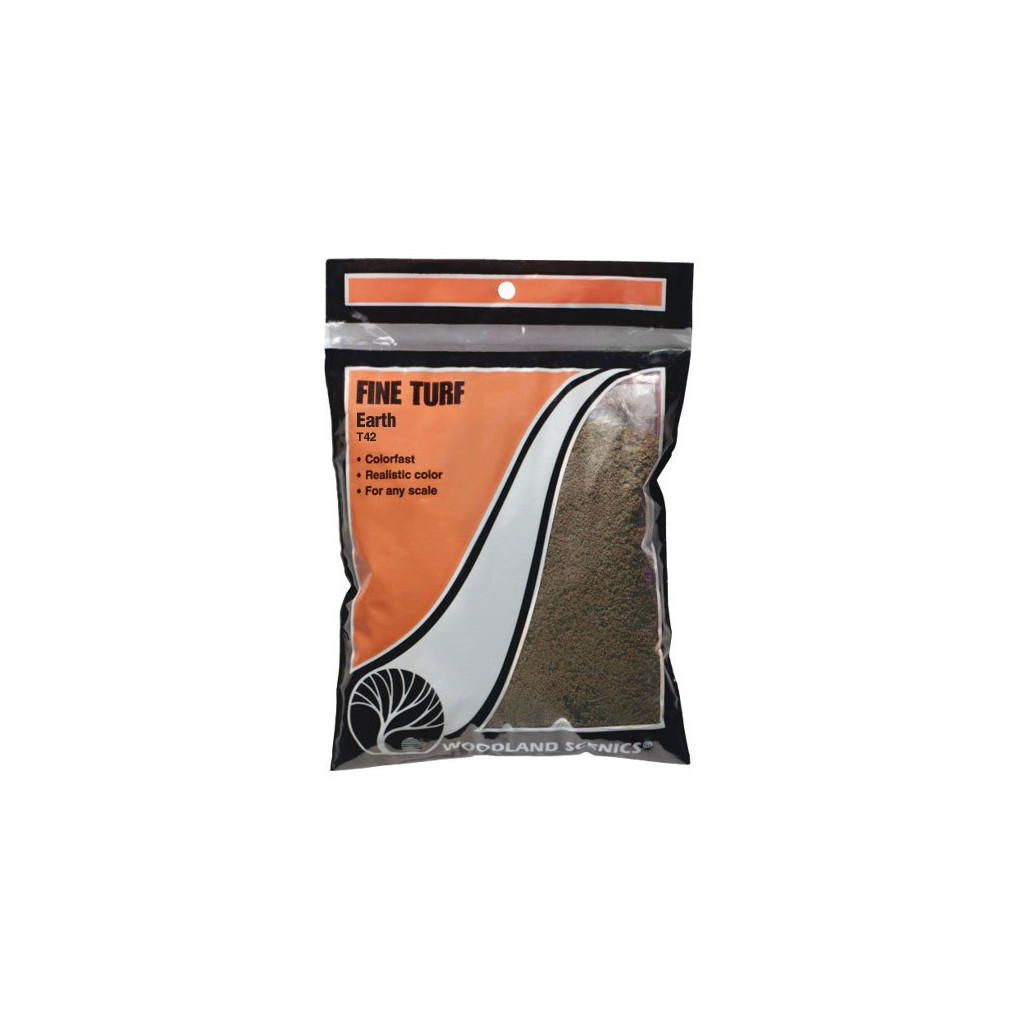 Woodland Scenics - Flocage Fin en Sachet Earth