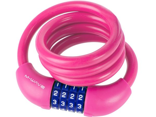M-Wave Code Pink Spirallås, 100cm