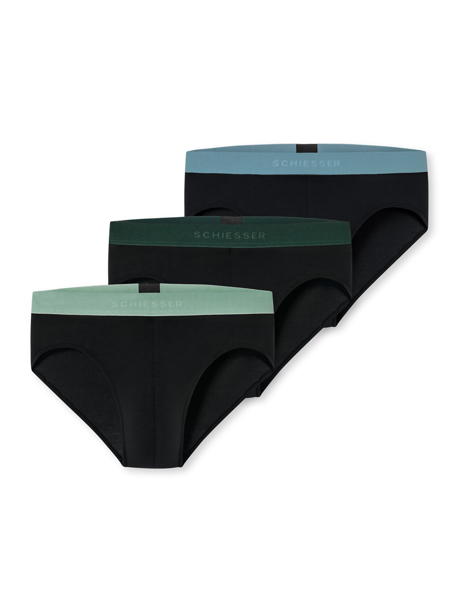 Schiesser Herren Rioslip 95/5 Organic Cotton 3er Pack