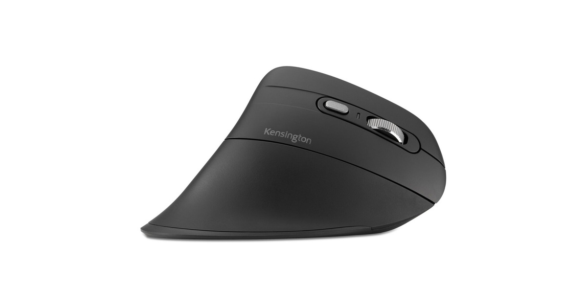 KensingtonPro Fit Ergo MY630 EQ Rechargeable Mouse  (Zwart, 1000 - 2400 DPI, Bluetooth, 2.4 GHz)