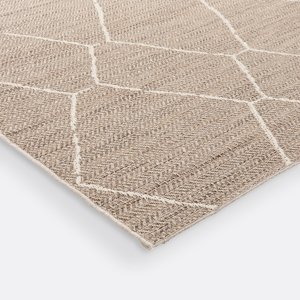 LA REDOUTE INTERIEURS<br>Tapete de trama plana para uso interno e externo, Helga