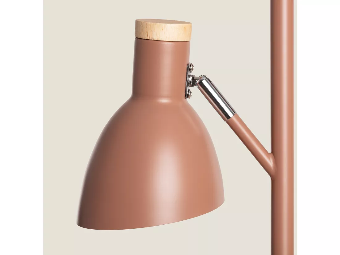 Lampadaire Métal Luxo Brun