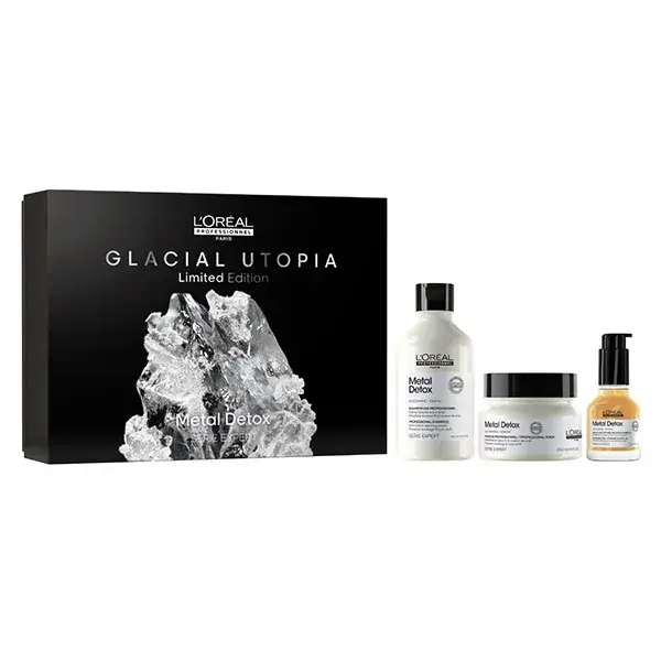 L'Oréal Professionnel Serie Expert Coffret Trio Metal Detox Cheveux Sensibilisés et Cassants