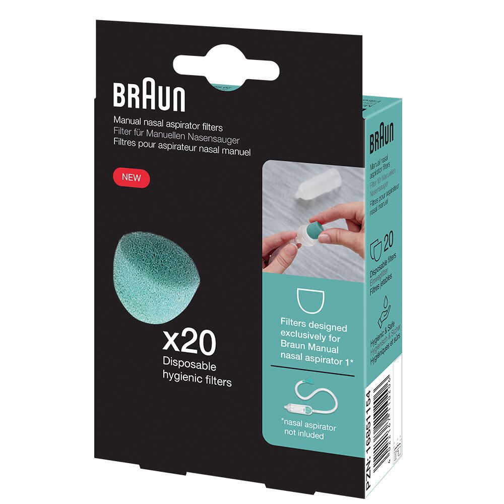 Braun Manueller Nasensauger Ersatzfilter