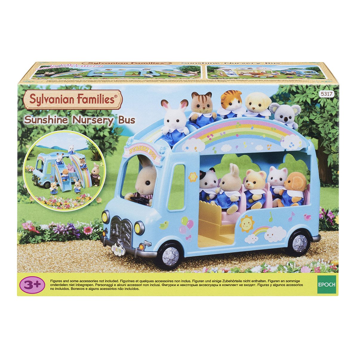 Sylvanian Families 5317 - Le bus arc-en-ciel des bébés