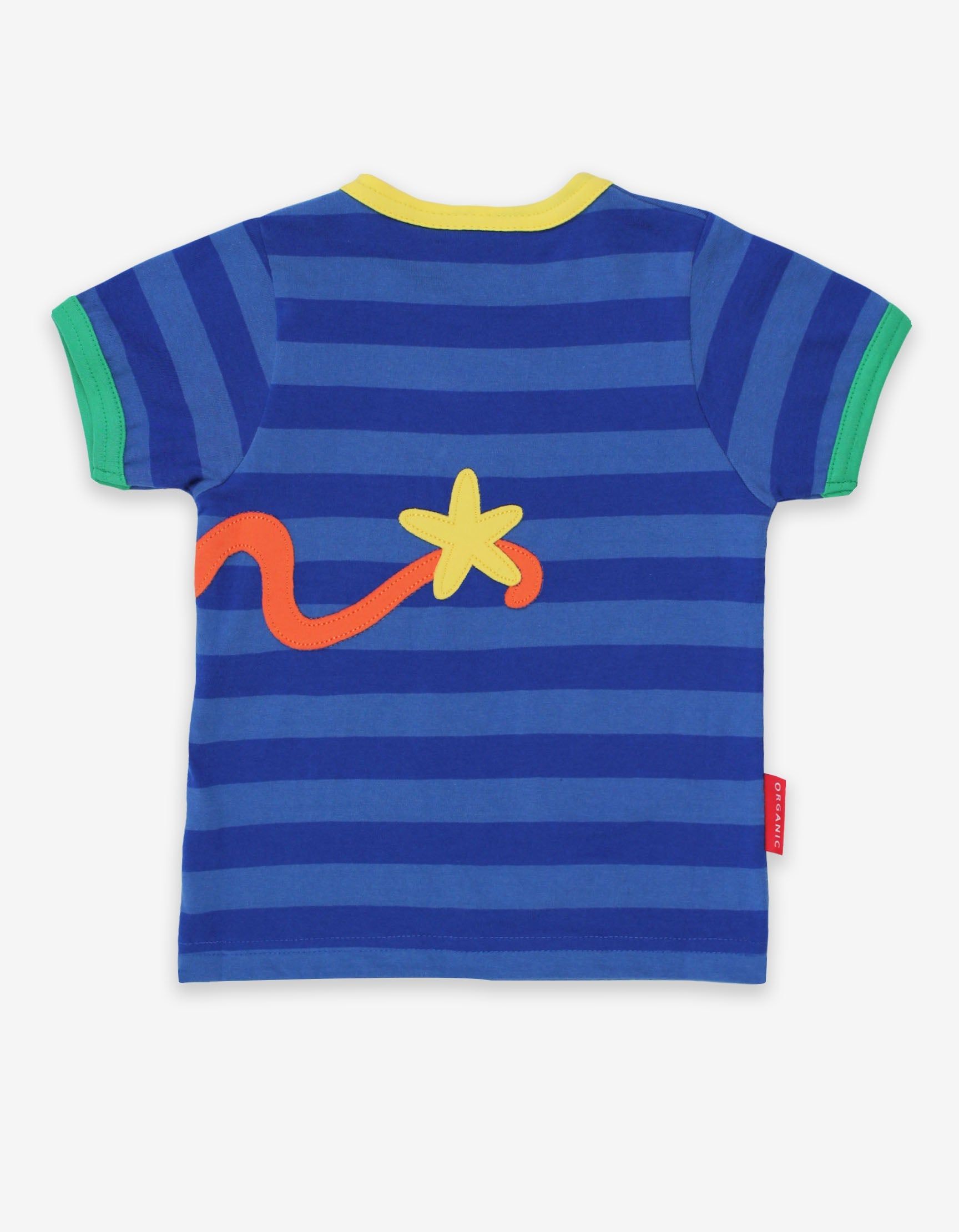 Toby Tiger T-Shirt mit Oktopus-Applikation