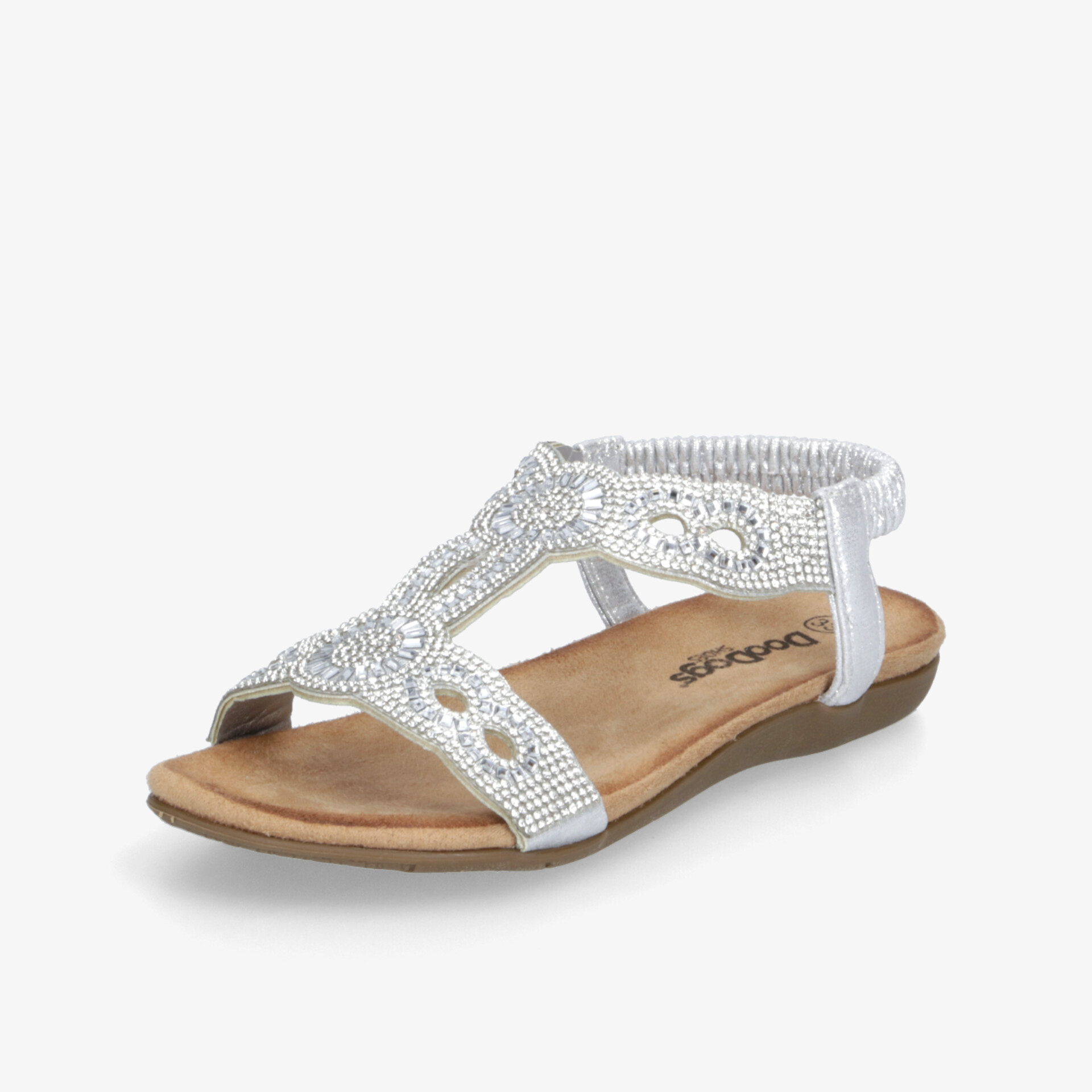 DooDogs Kinder Sandalen silber