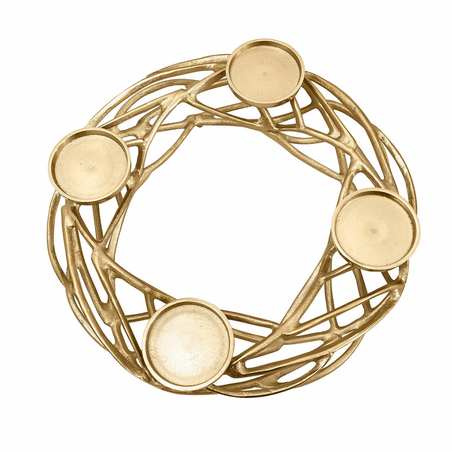 Kerzenkranz Coldfield gold