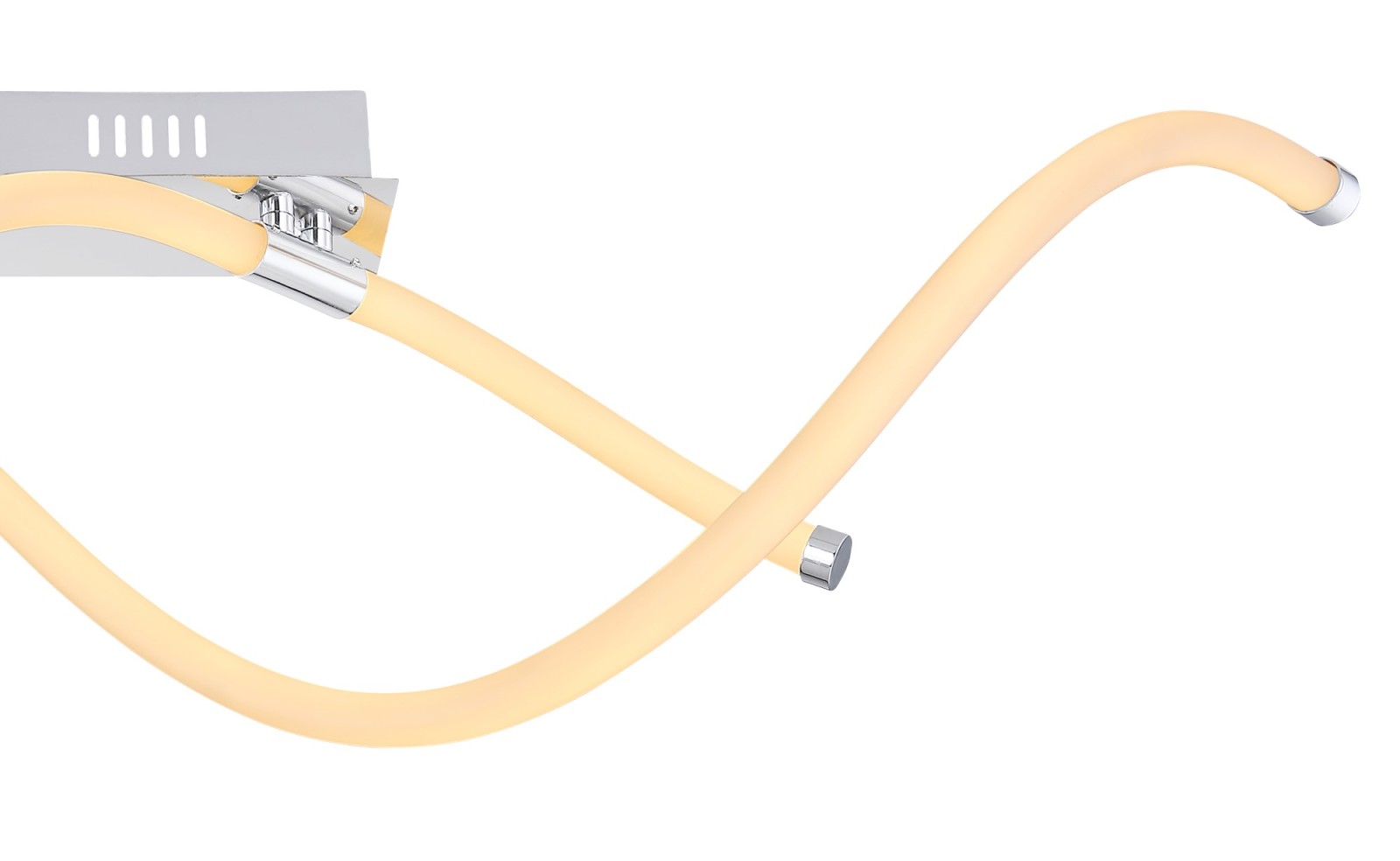 LED-Deckenleuchte - opal-weiß - 102 cm
