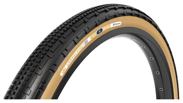 Pneu Gravel Panaracer GravelKing SK 650b Tubeless Ready Souple ZSG Gravel Compound BeadLock TuffTex Noir Flancs Beiges