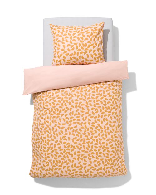 housse de couette en coton doux 140x200/220 cercles rose