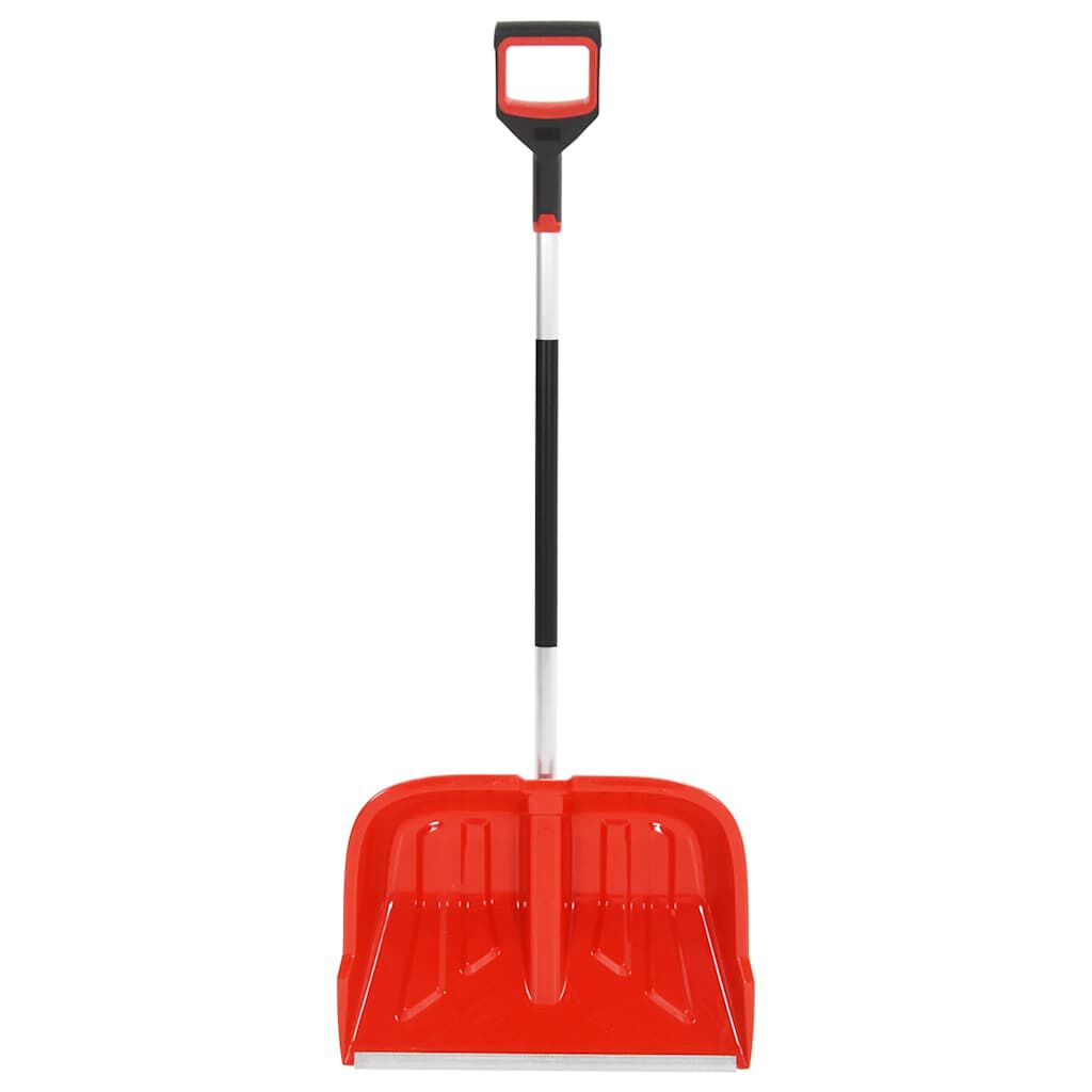 vidaXL Sneeuwschuiver Rood 136 cm Aluminium