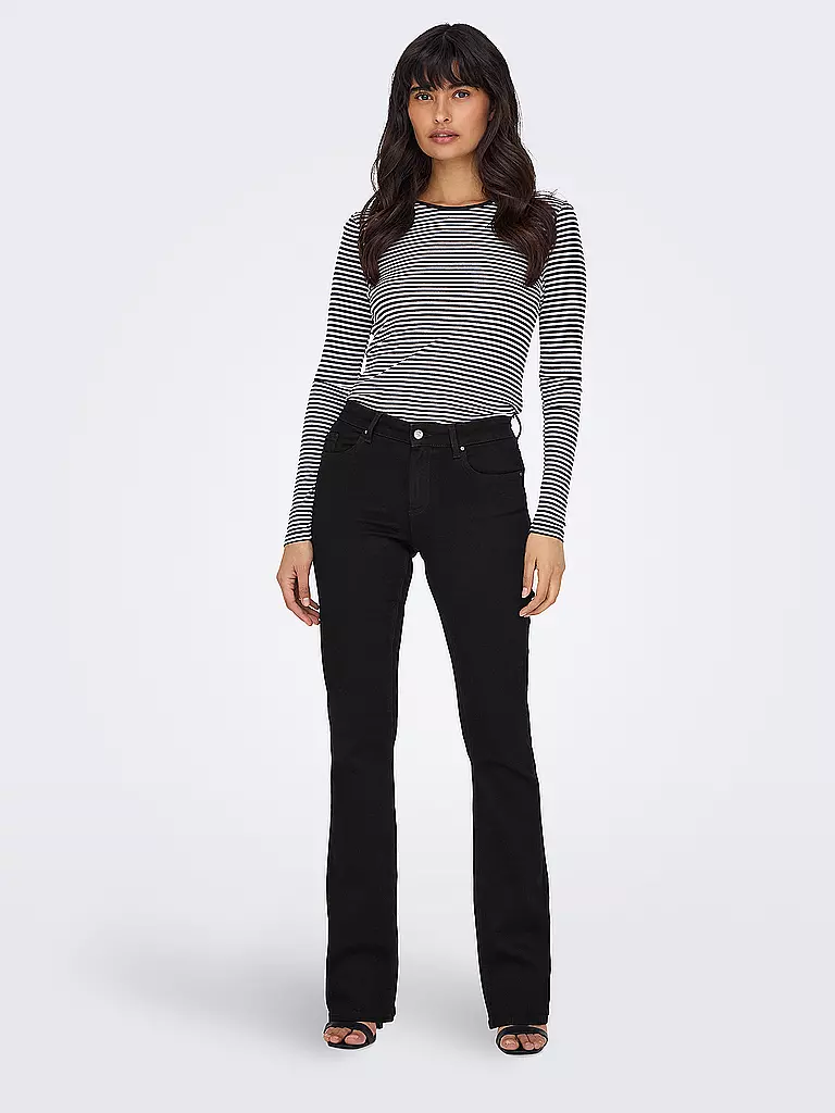 ONLY Jeans Bootcut ONLBLUSH  schwarz