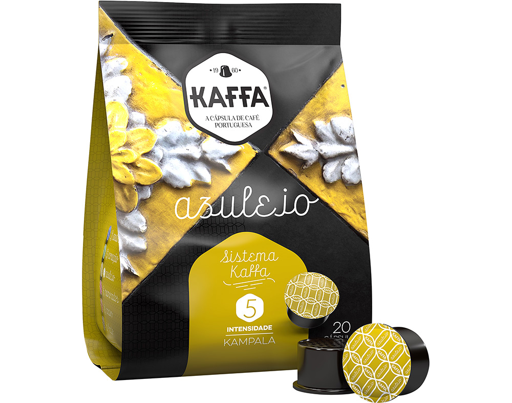 CÁPSULAS KAFFA CAFÉ SK AZULEJO INTENSIDADE 5 20UN