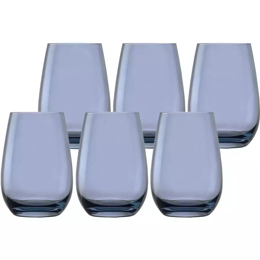 Stölze Lausitz Becher Elements 465 ml 6er Set blau-grau