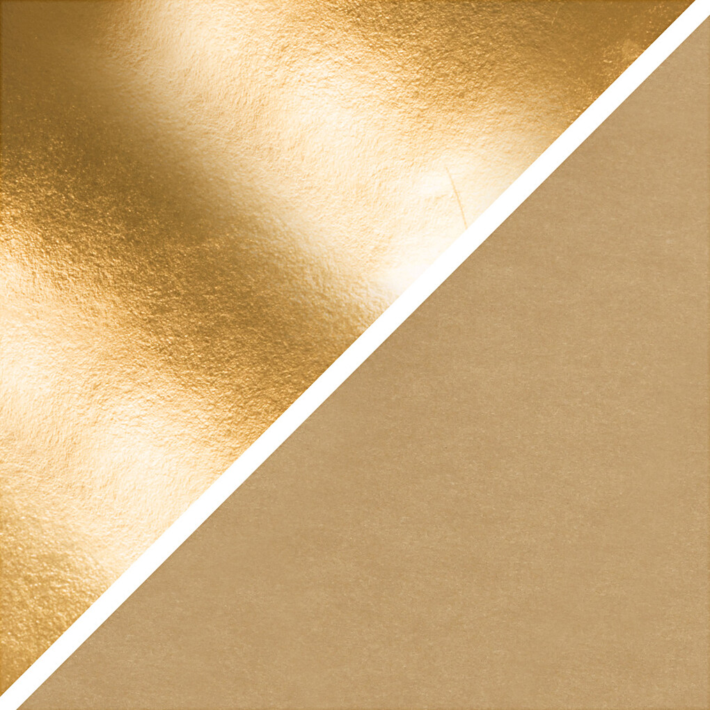 Læderpapir - B 49 CM - Ensfarvet,Folie - 350 G - Guld - 1 M