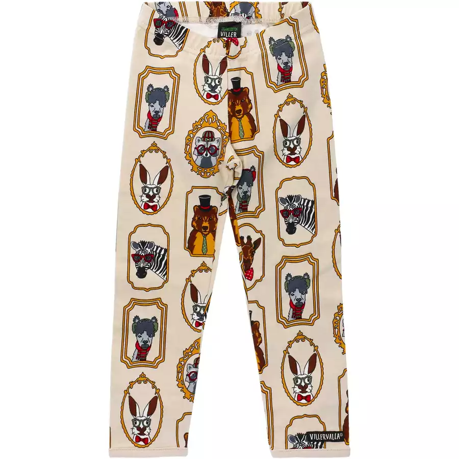 Villervalla Hose Gerahmte Tiere FRAMED ANIMALS OAT