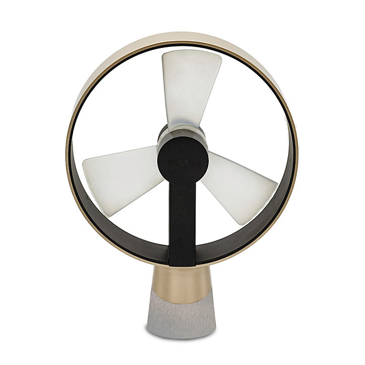 Ventilateur de table USB Airain champagne