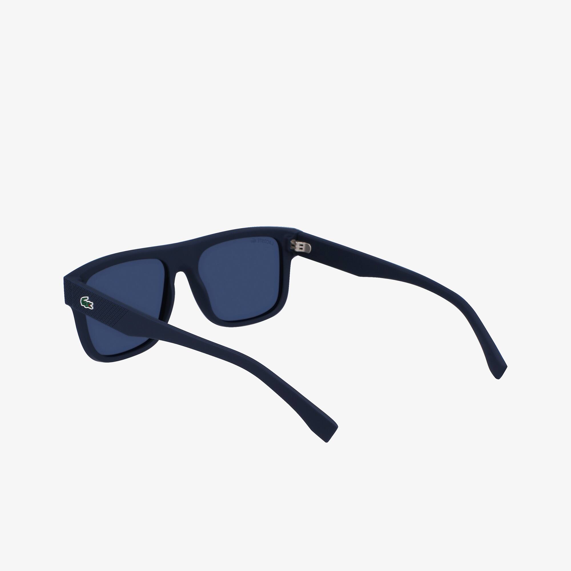 Modifizierte L.12.12 Pebax Sonnenbrille mit eckigem Rahmen Sonnenbrillen - Blau - Lacoste - Herren