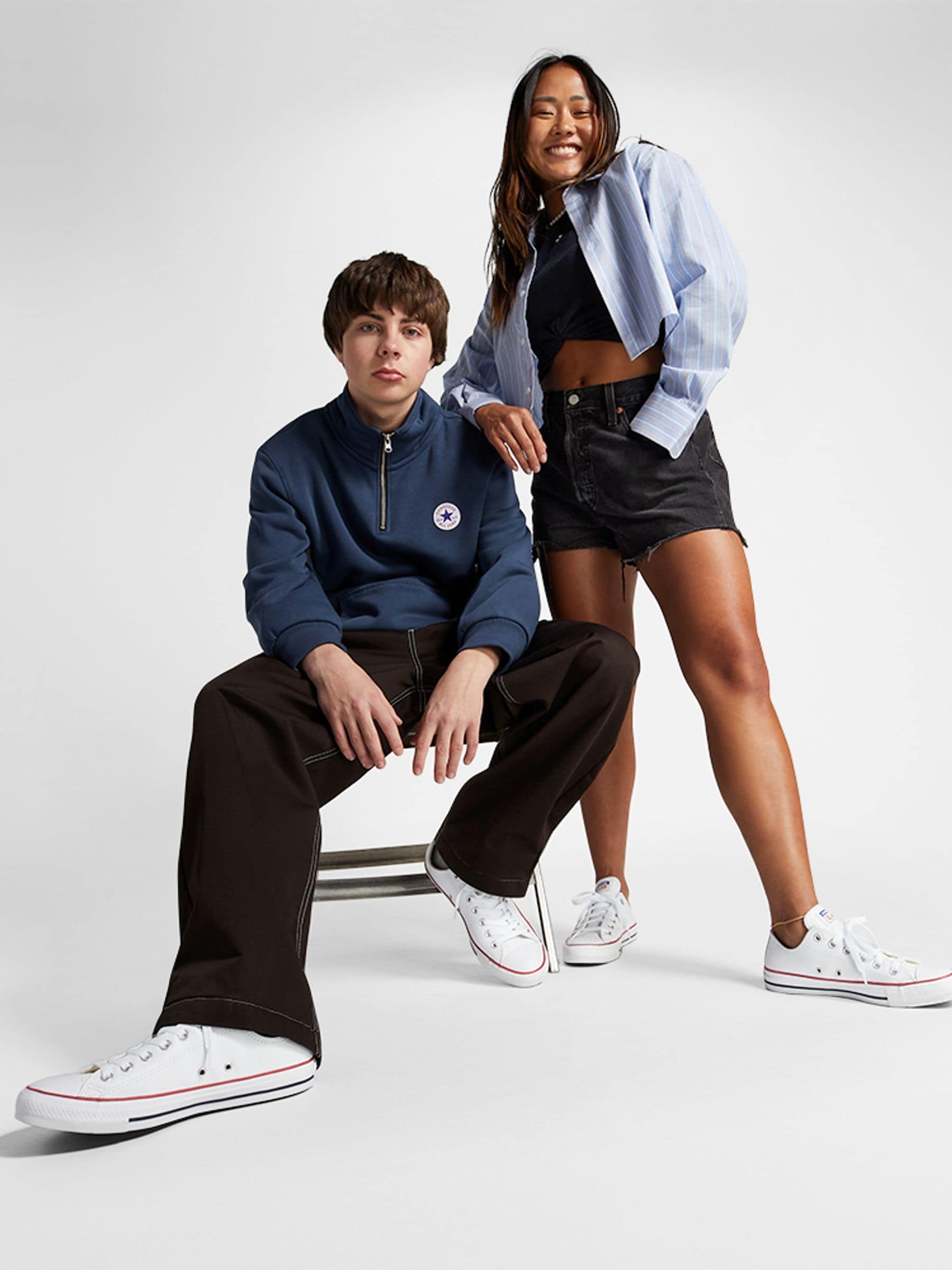 Converse - Leren Ox sneakers