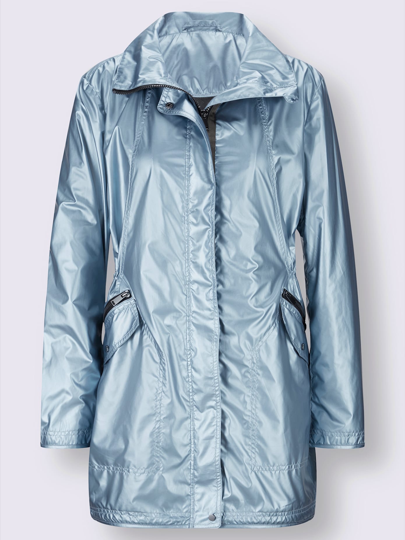 Veste jolie matière brillante