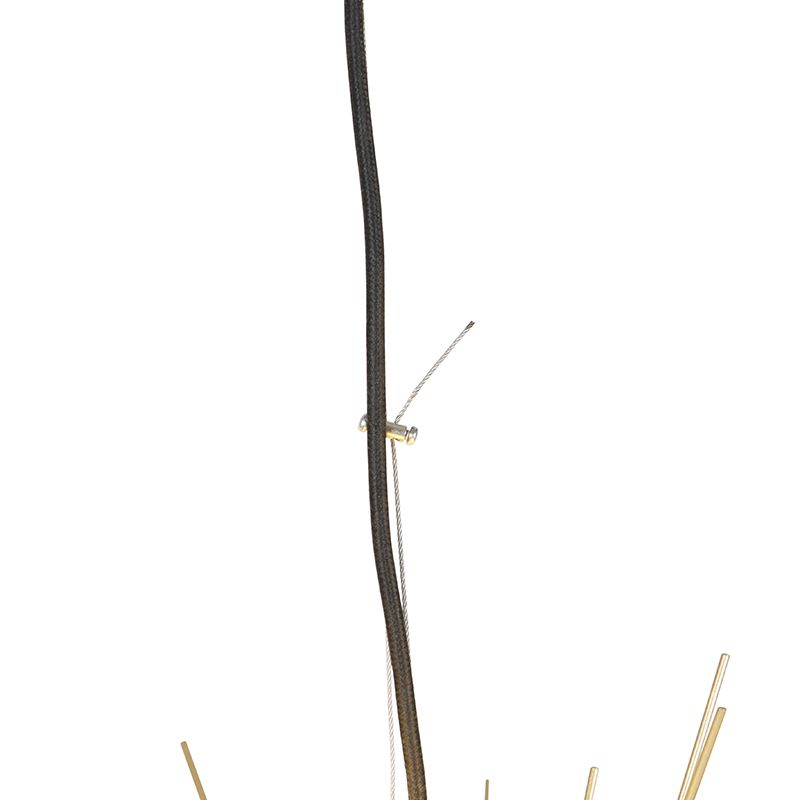 Art Deco hanglamp goud 6-lichts - Broom
