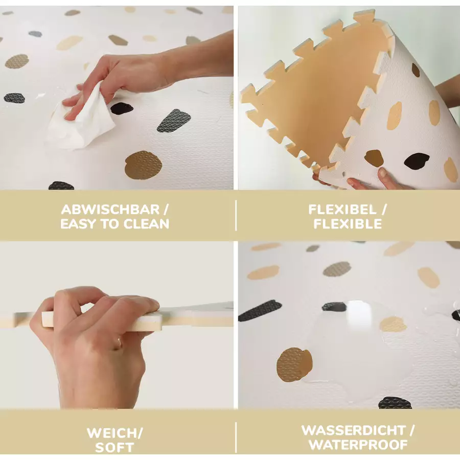 Hakuna Matte XXL Puzzlematte für Babys – Konfetti