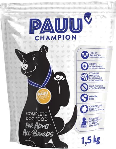 Pauu Sensitive Hundefutter mit Lamm und Reis GLUTENFREI