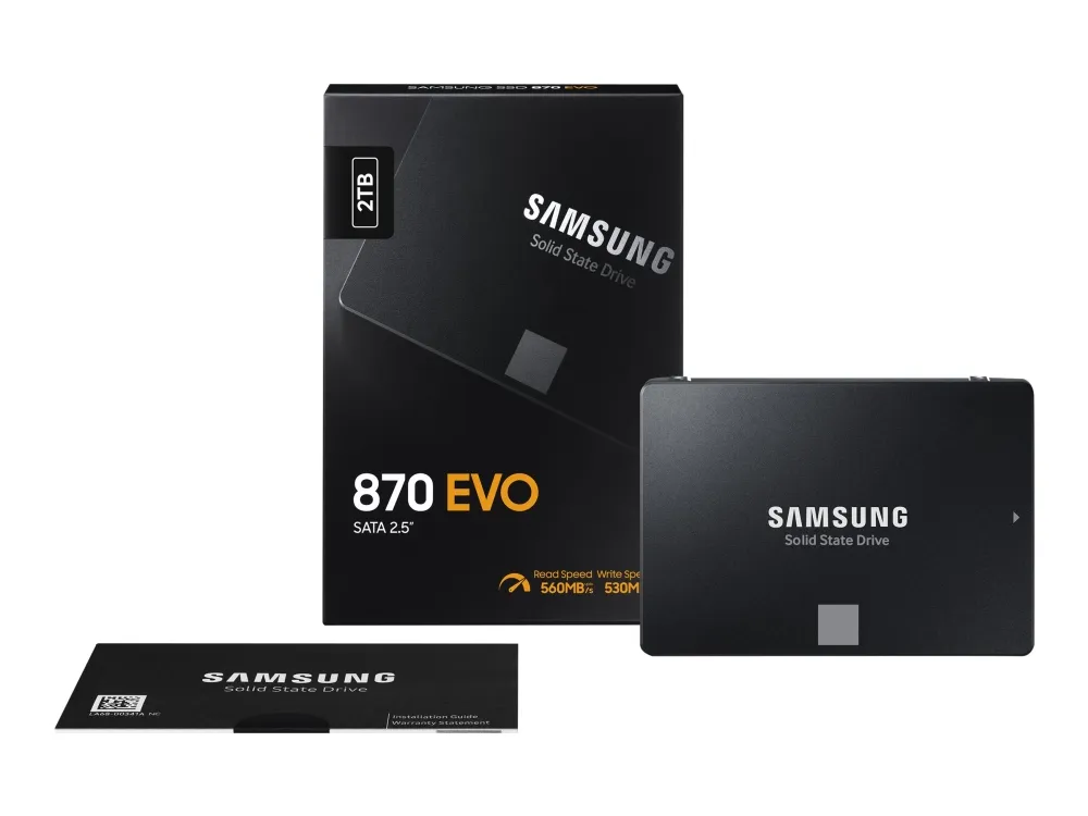 Samsung 870 EVO 2,5 Zoll SSD, SATA 6G - 2 TB