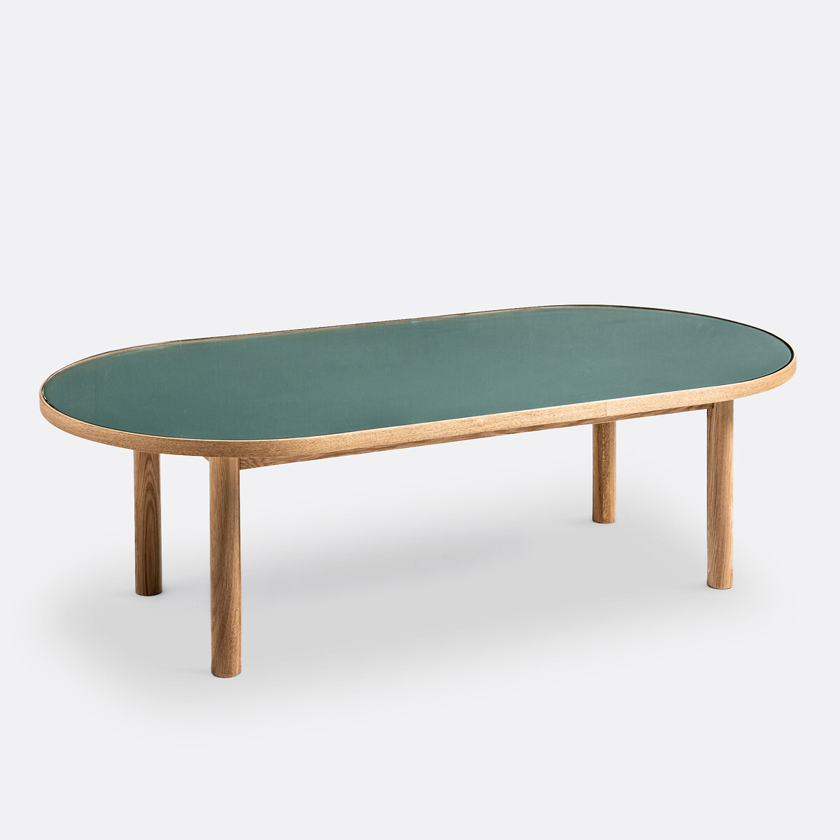 LA REDOUTE INTERIEURS<br>Mesa de centro em carvalho e vidro, Evergreen