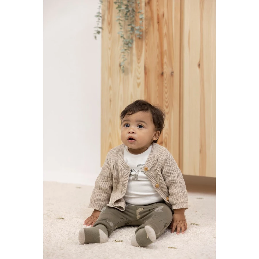 Feetje Strickjacke Brave Natur Melange
