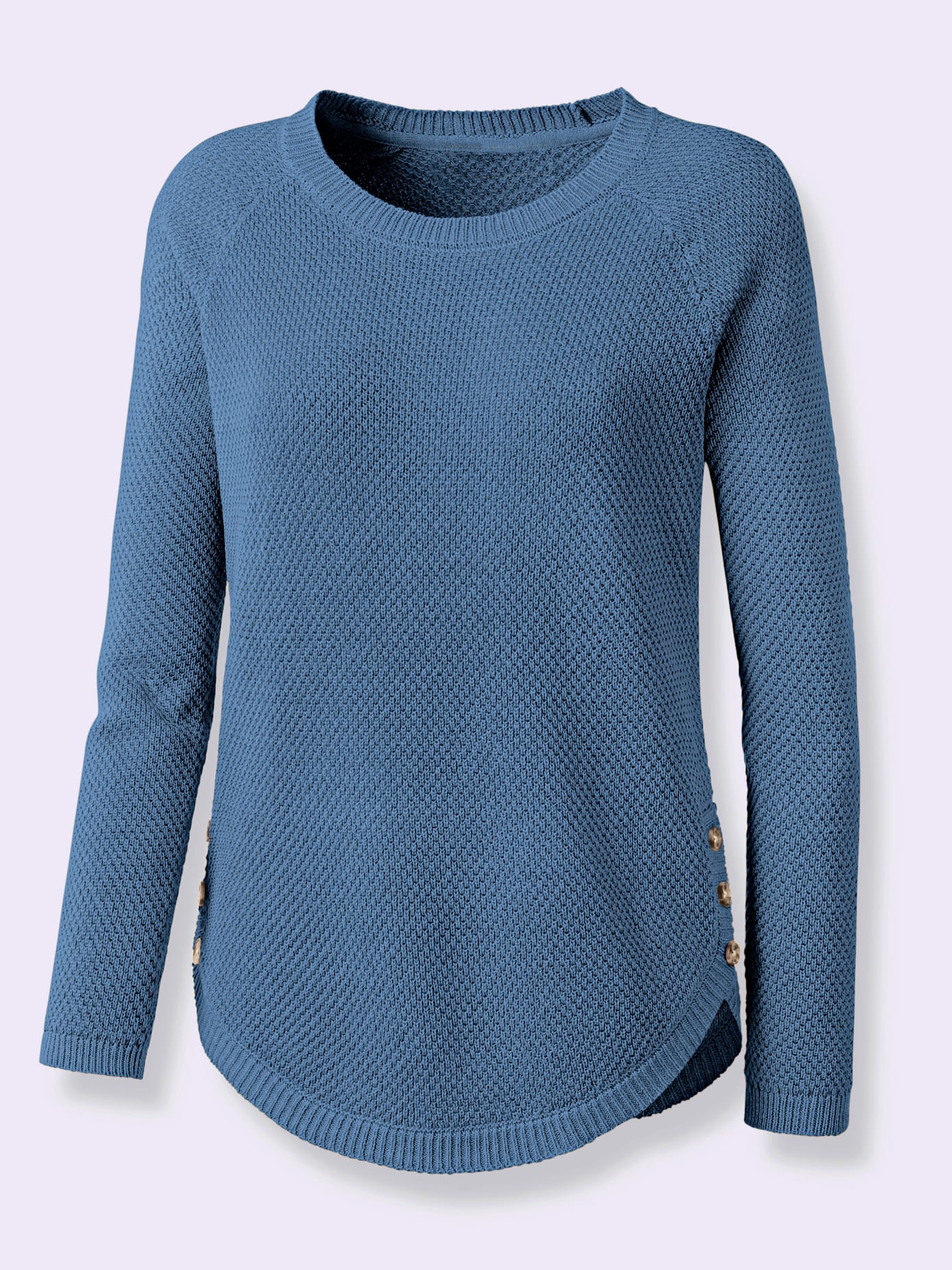 Pull encolure ronde 50% coton