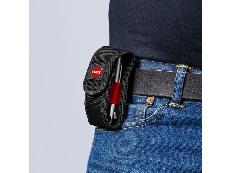 Knipex Wasserpumpenzange Set, XS, 100 mm XS-Zangenschlüssel und Cobra XS-Wasserpumpenzange in praktischer Gürteltasche
