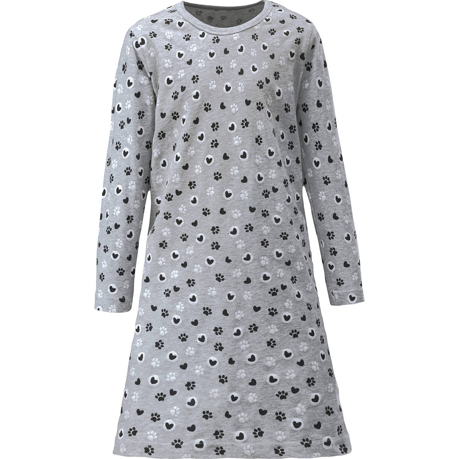 Erwin Müller Single-Jersey Kinder-Nachthemd mit Leggings im 2er-Pack
