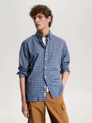 Camisa Micro Tartan de Corte Regular