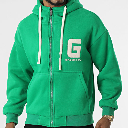 Veste Zippée Capuche MK21011 Vert