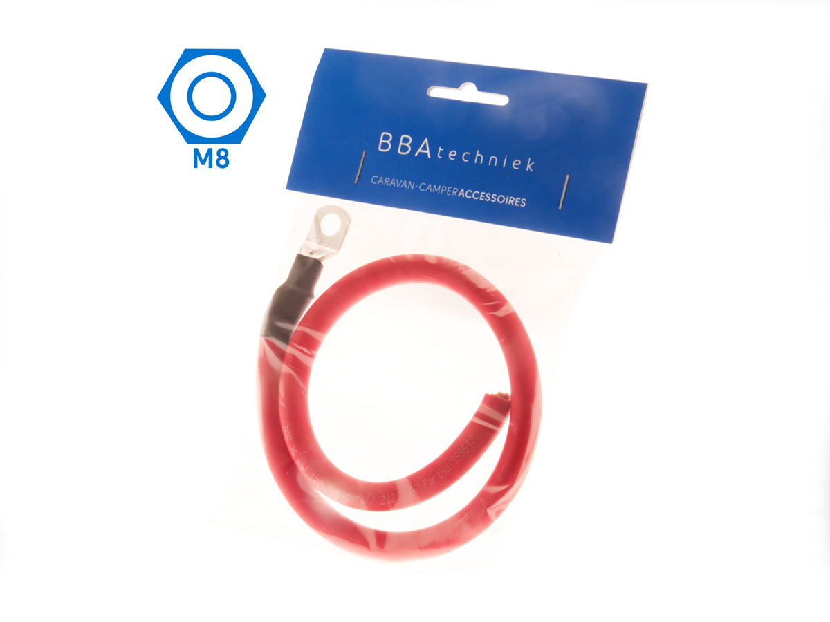 BBA 35 mm² accu kabel flexibel - red & 0,5 meter