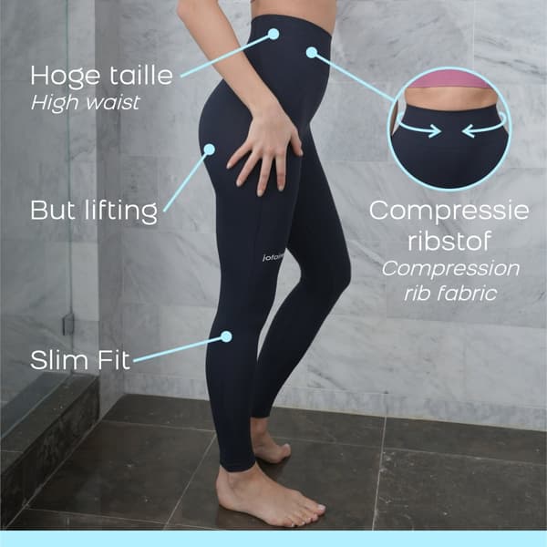 Jofairee - Perfect Shaper - Sportsleggings - 2-pakning - S