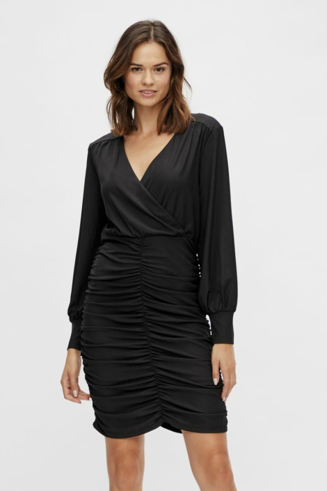 Vila zwarte dames jurk