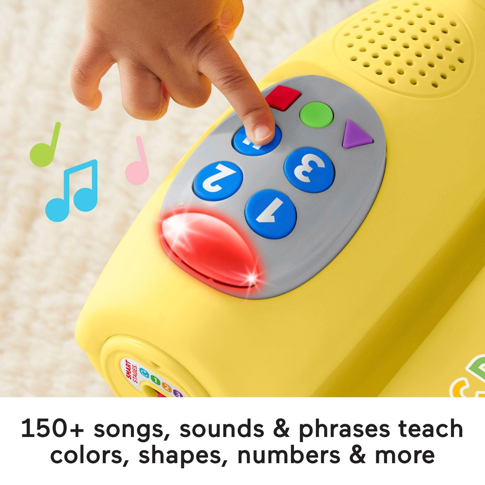 Fisher-Price Lachen & Lernen Smart Stages Aktivitätsspielzeug-Stuhl Gelb