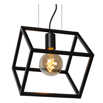Lucide hanglamp Fabian zwart 20x25 cm (lxb)