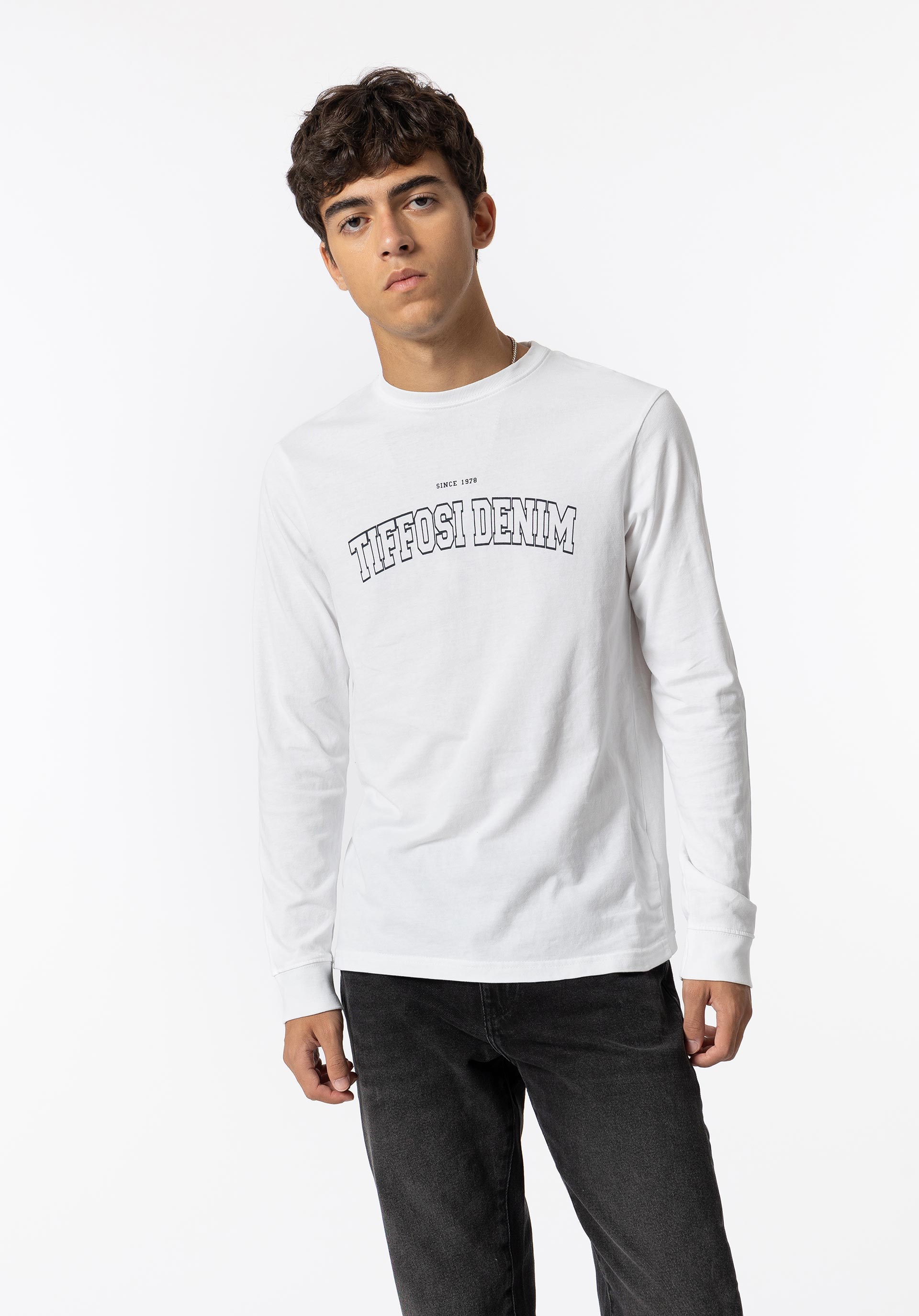 T-shirt com Estampado Frontal