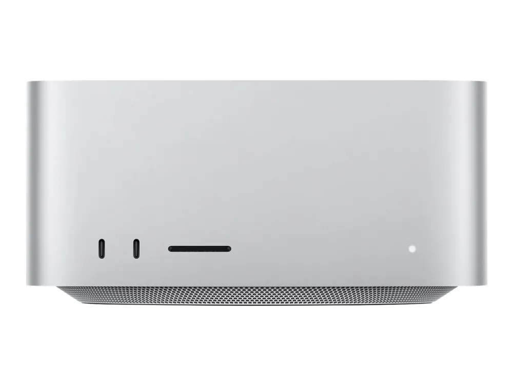Apple Mac Studio - USFF M3 Ultra - RAM 96 GB - SSD 1 TB - M3 Ultra 60-core - Gigabit Ethernet, 10 Gigabit Ethernet, 5 Gigabit Ethernet, 2.5 Gigabit Ethernet, IEEE 802.11ax (Wi-Fi 6E), Bluetooth 5.3 - macOS Sequoia 15.0 - skærm: ingen - sølv