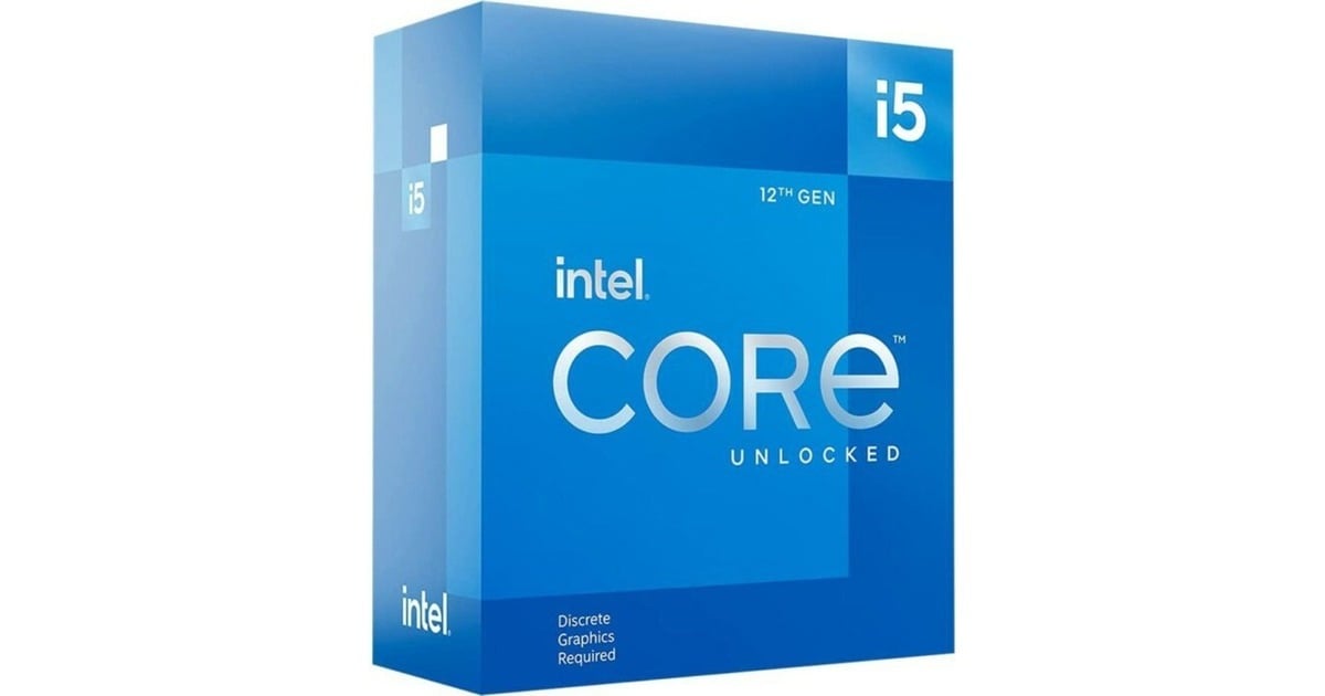 Intel®Core i5-12600KF, 3,7 GHz (4,9 GHz Turbo Boost) socket 1700 processor  (