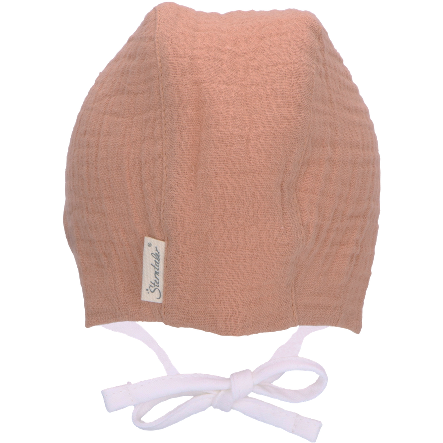 Sterntaler Wende Baby Mütze Uni braun