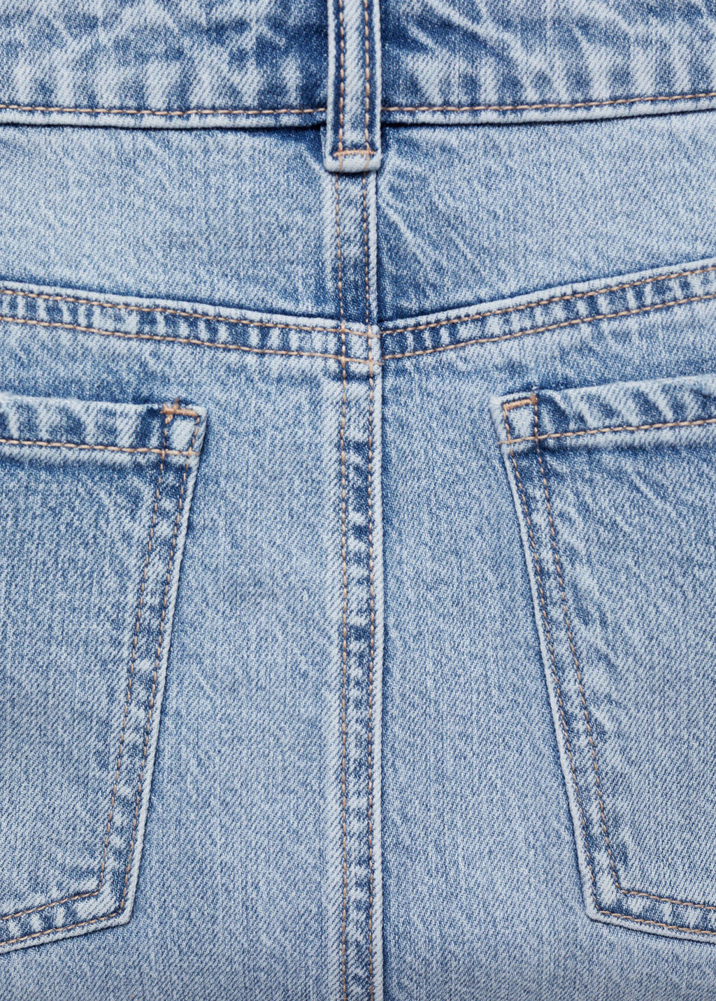 MANGO TEEN spijkerrok medium blue denim